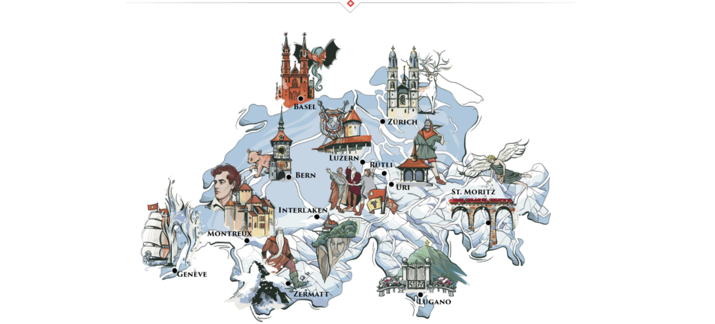3 mity i legendy Szwajcarii