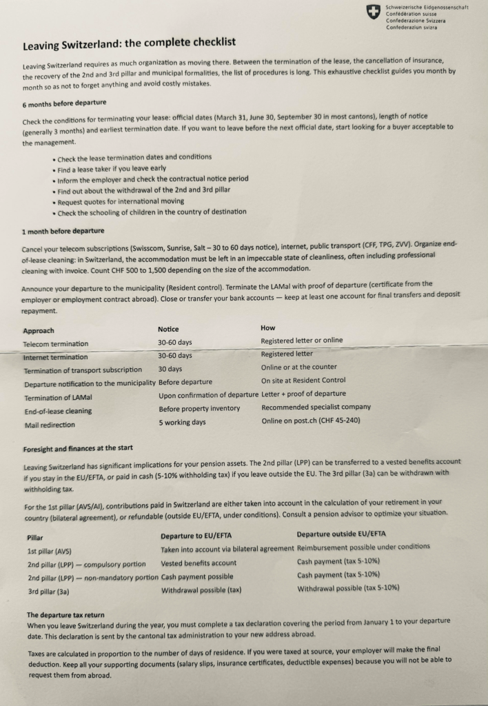 Fałszywy list od Staatssekretariat für Migration (SEM) OSZUSTWO w Szwajcarii